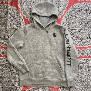 Heathered Gray Carhartt Hoodie